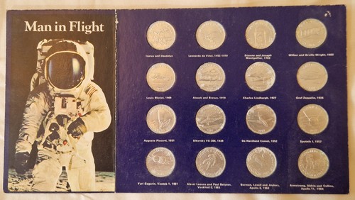Shell man flight coin - flight, set