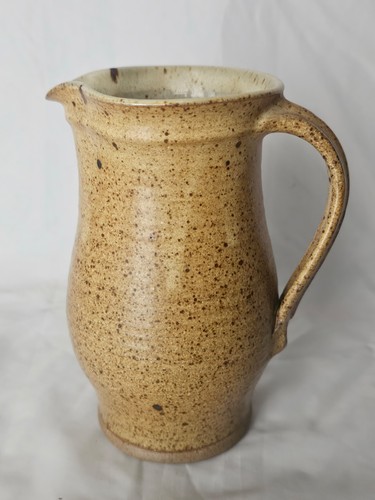 Stoneware studio pottery jug - studio,