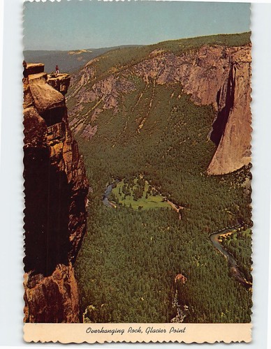 Postcard overhanging rock - postcard,