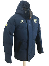 Watford Football Jacket Size L Puffer Hooded Padded Jacket Teal RRP £100