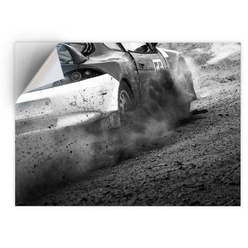 Vinyl sticker bw - -,