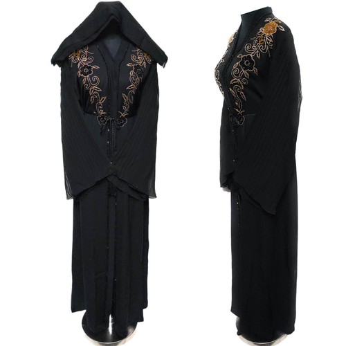Women black open - open, front