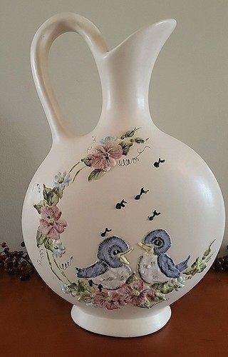 Vintage artist signed pottery - artist,