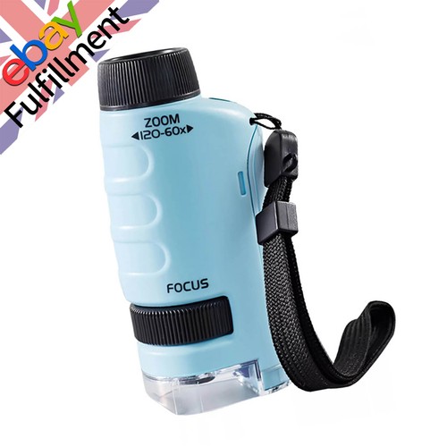 Blue handheld magnification - blue,