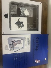 4-Way Pet Dog Cat Safe Lockable Locking Door Brushy Flap Door Screen XL