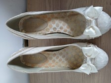 Ruby Shoo Court Shoes Cream