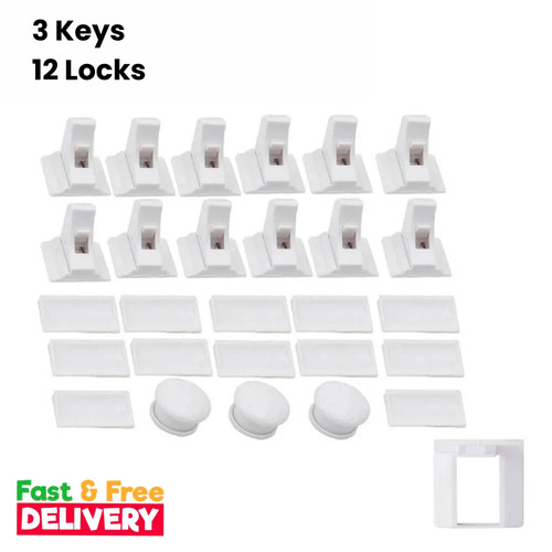 Magnetic cabinet locks pack - magnetic,