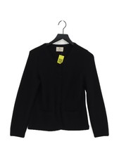 Spirit Of The Andes Women's Cardigan L Black 100% Other Round Neck Cardigan