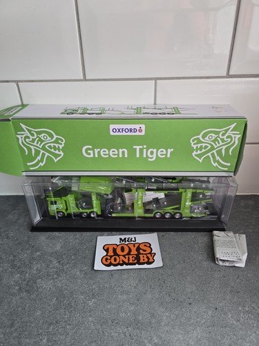 Oxford diecast green tiger - green,