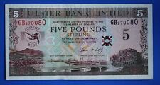 2005 Northern Ireland, Ulster Bank £5 Five Pound George Best Banknote [32057]