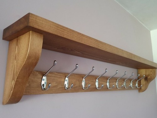 Coat rack with shelf - coat,
