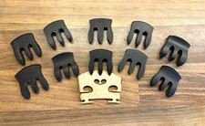 Ebony Violin practice mutes, UK Seller.