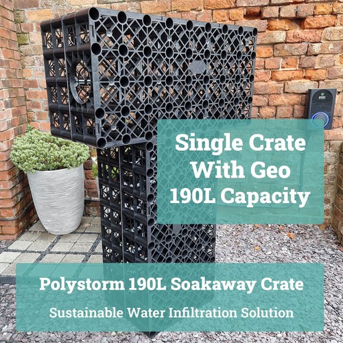 Polystorm psm1a 190l crate - polystorm,
