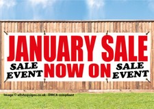 JANUARY SALE NOW ON SHOP SIGN