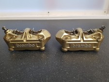Motorcycle Brembo P4 34B Gold series radial front brake calipers