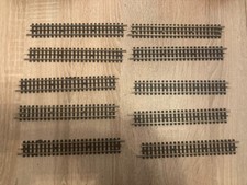 Trix Express 3 Rail Straight Track 10 Pieces 00 gauge 18.5cm lengths