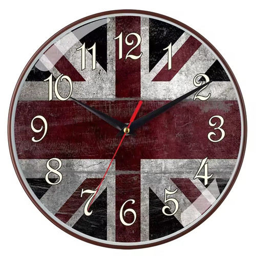 Union jack wall clock - jack, 30cm