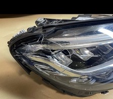MERCEDES C CLASS W205 HEADLIGHT PASSENGER LEFT NSF 2014-2018 - DAMAGED MOUNTS