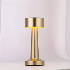 Gold Cordless Touch Lamp, with