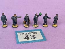 Dinky Dublo 051 Station Staff X 6, No Box, EC, OO.