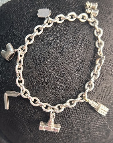 Sterling silver antique - , charm