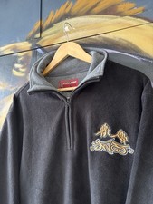 Vintage JNCO Jeans Quarter Zip Fleece Sweatshirt Mens XL Bongo 90s Y2K 00s 1/4