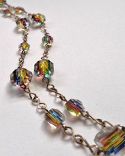 Vintage CZECH  RAINBOW IRIS