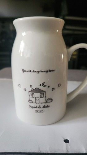 Large milk jug ceramic - large, squid