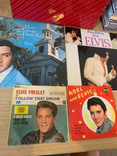 Joblot four elvis presley - elvis,