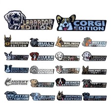 Dog Edition Car Laptop Emblem