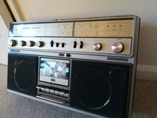 ITT 120 touring vintage radio stereo cassette player