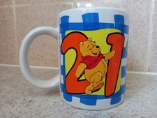 Disney Winnie The Pooh 21st Birthday Present Gift Novelty Coffee Mug Tea Cup