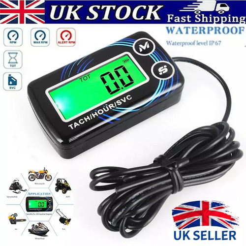 Digital inductive tachometer - digital,