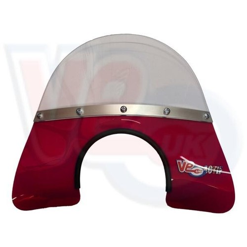 Transparent red flyscreen - red,