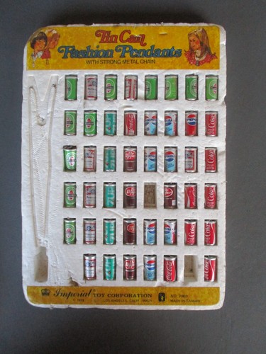 Vtg 80s 90s soda tin - soda,