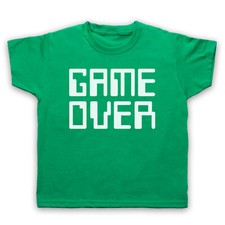 GAME OVER HIPSTER RETRO SLOGAN