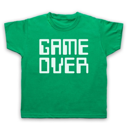 Game over hipster retro slogan - game,