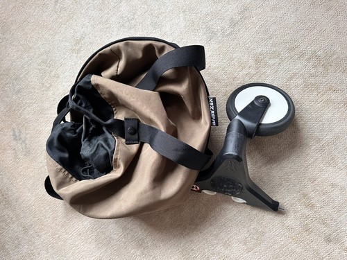 Babyzen taupe rolling bag - babyzen,