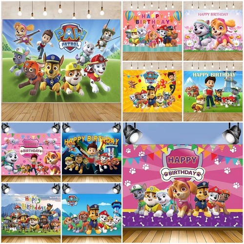 Paw patrol backdrop kids - paw,