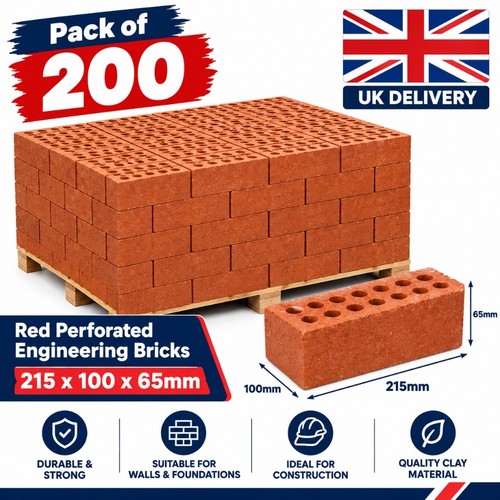 Red perforated engineering - perforated,