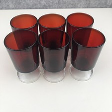 Luminarc Stem Glasses Ruby Red