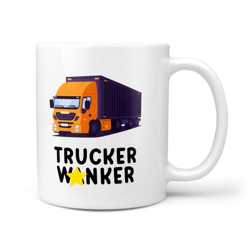 Funny rude trucker w - rude,