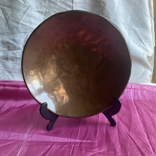 Vintage hammered copper - , grain