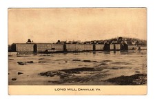 Long Mill Danville VA Postcard