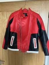 Boys Leather Jacket/Age 13-14