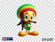 Tweety Bird UV DTF Sticker Decal - Glass Laptop Tumbler Cup tm855