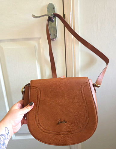 Joules brown faux leather - brown,
