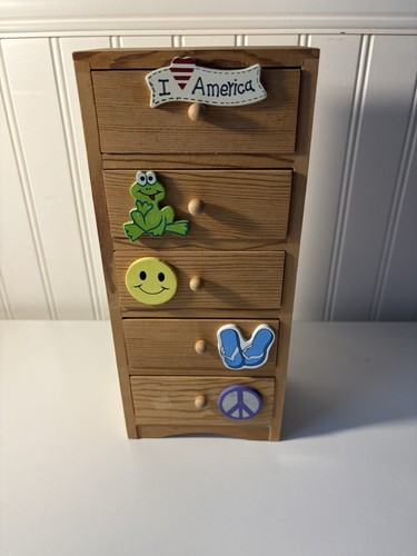 Wooden jewelry box girls - box,