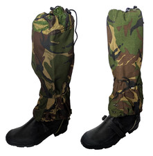 British Military DPM Waterproof Walking Goretex Gaiters, Standard. MK1 or MK2