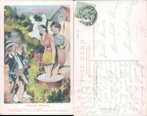 Humorous scene with - , scottish